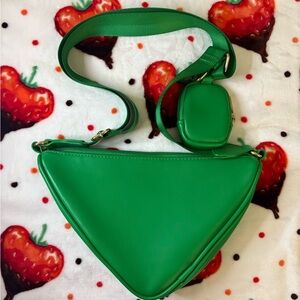 Green shoulder Bag